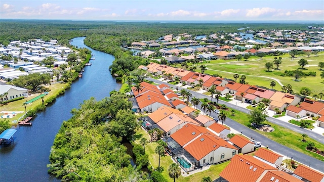 5046 San Rocco Ct, Punta Gorda, FL 33950 - aerial perspective of suburban area featuring a large body of water
