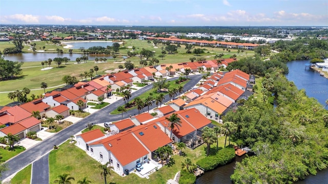 5046 San Rocco Ct, Punta Gorda, FL 33950 - aerial view of residential area featuring a nearby body of water and a local golf course