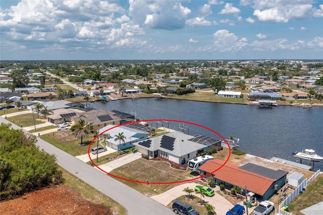 211 E Tarpon Blvd NW, Port Charlotte, FL 33952 - aerial perspective of suburban area with a large body of water