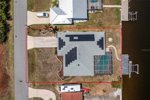 211 E Tarpon Blvd NW, Port Charlotte, FL 33952 - aerial view of property and surrounding area with property boundaries highlighted