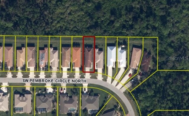13170 SW Pembroke Cir N, Lake Suzy, FL 34269 - aerial view of property's location