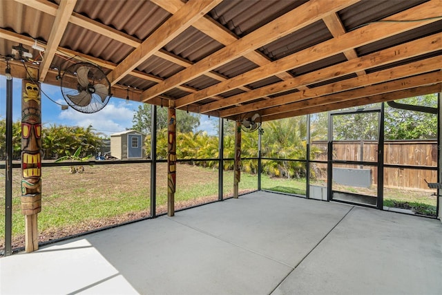 4282 Pocatella Ave, North Port, FL 34287 - view of unfurnished sunroom