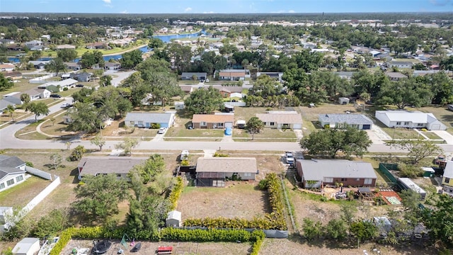 4282 Pocatella Ave, North Port, FL 34287 - aerial perspective of suburban area featuring a large body of water