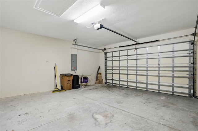 7505 Carissa, Punta Gorda, FL 33955 - garage featuring a garage door opener and electric panel