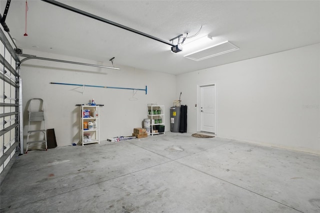 7505 Carissa, Punta Gorda, FL 33955 - garage with water heater and a garage door opener