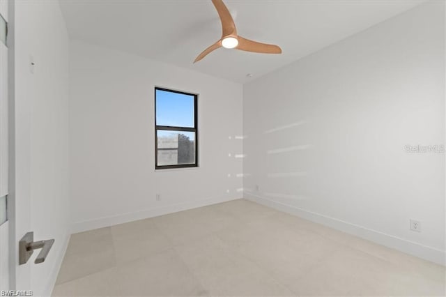 731 Colyer St E, Lehigh Acres, FL 33974 - empty room with a ceiling fan and baseboards
