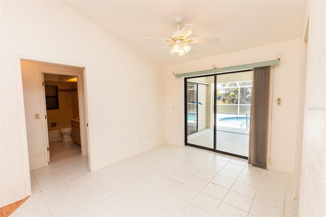 1612 Blue Lake Cir, Punta Gorda, FL 33983 - unfurnished room with ceiling fan and light tile patterned floors