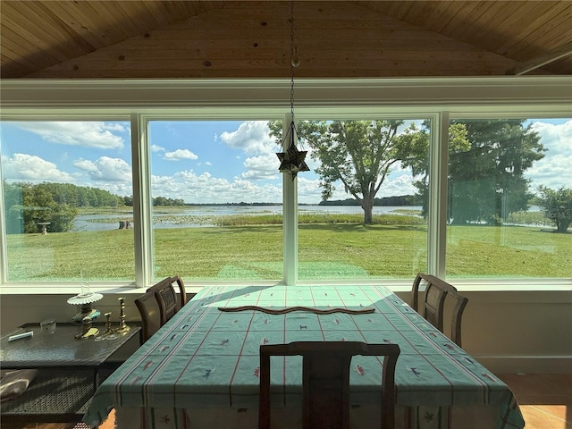 1005 S Sands Paradise Pt, Inverness, FL 34450 - sunroom / solarium with vaulted ceiling and a water view