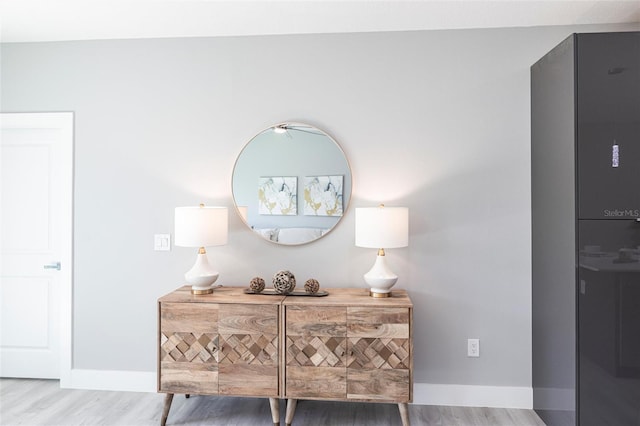 19160 Ruskin Ave, Port Charlotte, FL 33954 - detailed view of wood finished floors and baseboards