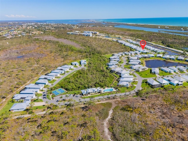 25312 E Lenox Cir, Punta Gorda, FL 33950 - aerial view of residential area with a large body of water