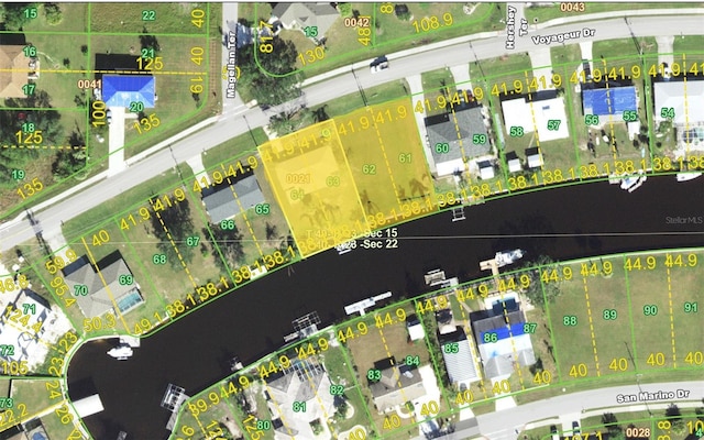 27193AND27197 Voyageur Dr, Punta Gorda, FL 33983 - map of property location with property parcel outlined