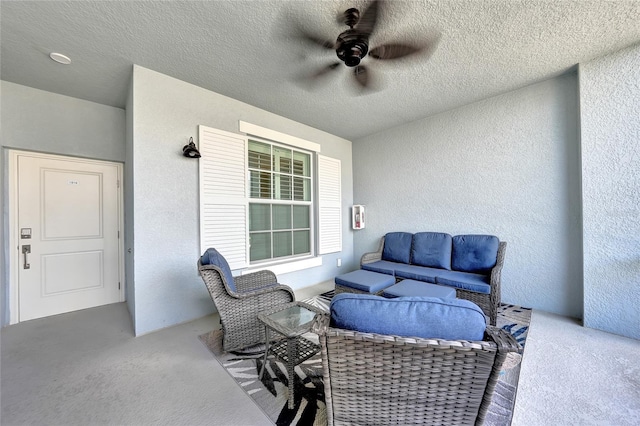14271 Heritage Landing Blvd Unit 1516, Punta Gorda, FL 33955 - view of patio / terrace featuring a ceiling fan
