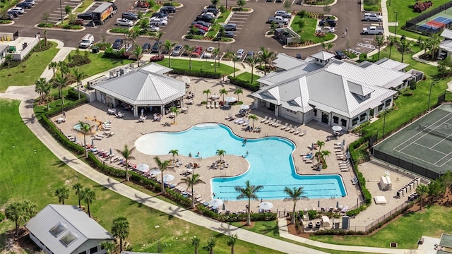 14271 Heritage Landing Blvd Unit 1516, Punta Gorda, FL 33955 - bird's eye view of a pool