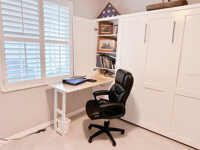 14271 Heritage Landing Blvd Unit 1516, Punta Gorda, FL 33955 - office with light tile patterned floors and baseboards