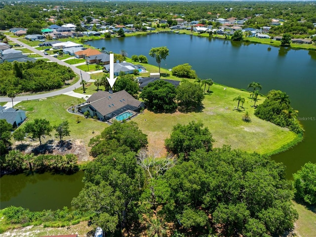 501 Fairmont Ter, Port Charlotte, FL 33954 - aerial view of residential area with a nearby body of water