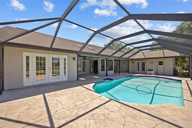 501 Fairmont Ter, Port Charlotte, FL 33954 - outdoor pool featuring french doors, a patio, and a lanai