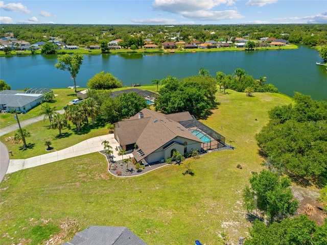 501 Fairmont Ter, Port Charlotte, FL 33954 - aerial perspective of suburban area featuring a large body of water