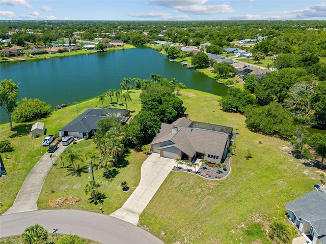 501 Fairmont Ter, Port Charlotte, FL 33954 - aerial view of residential area featuring a large body of water