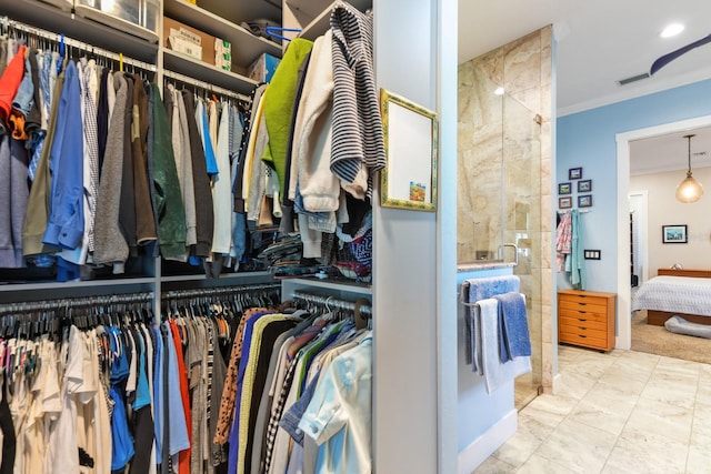 329 W Grace St, Punta Gorda, FL 33950 - walk in closet with marble finish floors