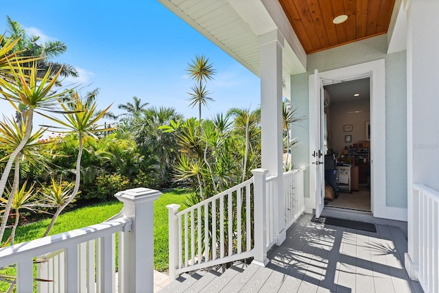 329 W Grace St, Punta Gorda, FL 33950 - view of wooden deck