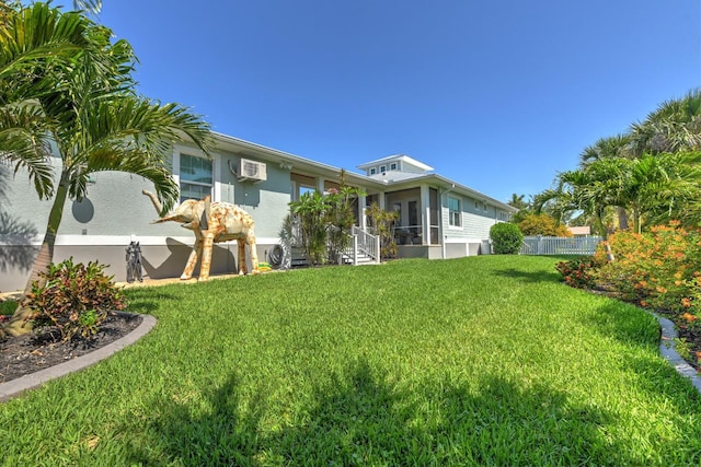 329 W Grace St, Punta Gorda, FL 33950 - view of yard with an AC wall unit