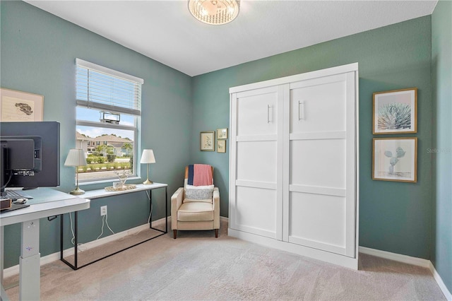 17629 Palmetto Pass Ln, Punta Gorda, FL 33982 - home office with carpet floors and baseboards