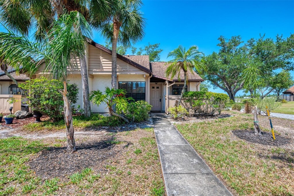 5641 Mashie Cir, North Port, FL 34287 - view of front of property featuring stucco siding