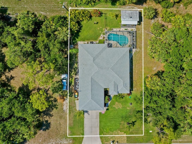 17396 Cox Ave, Port Charlotte, FL 33948 - view of property location featuring property parcel outlined and a pool area