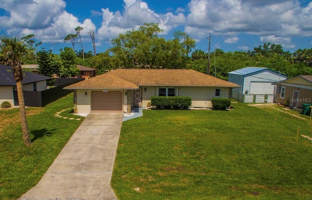 2119 Pellam Blvd, Port Charlotte, FL 33948 - single story home featuring concrete driveway, a garage, and stucco siding