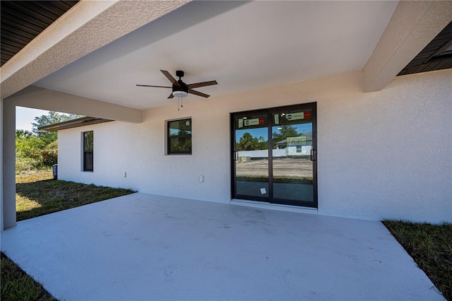 359 Salisbury St, Port Charlotte, FL 33954 - view of patio / terrace featuring a ceiling fan