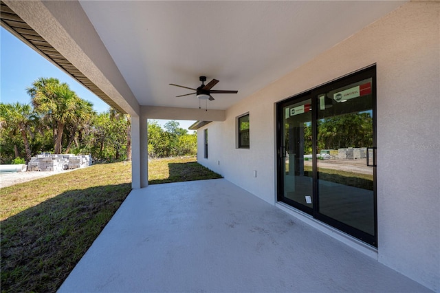 359 Salisbury St, Port Charlotte, FL 33954 - view of patio / terrace featuring a ceiling fan