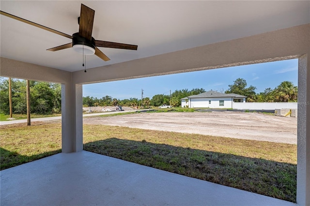 359 Salisbury St, Port Charlotte, FL 33954 - view of patio / terrace featuring ceiling fan