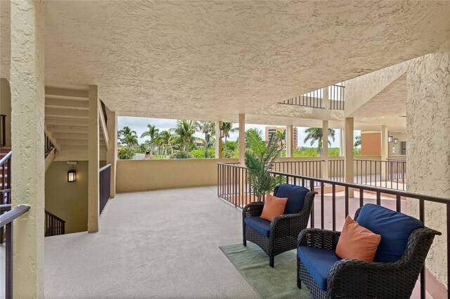 3250 Southshore Dr Unit 54B, Punta Gorda, FL 33955 - view of patio / terrace with a balcony