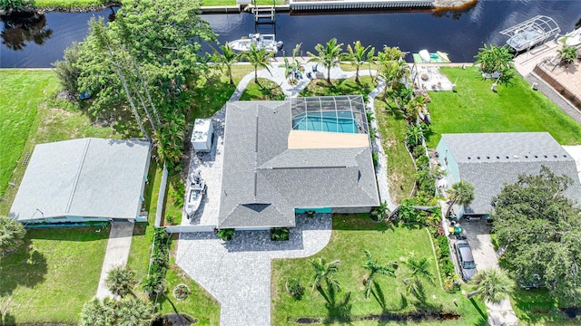 192 Danforth Dr S, Port Charlotte, FL 33980 - view of subject property with a large body of water