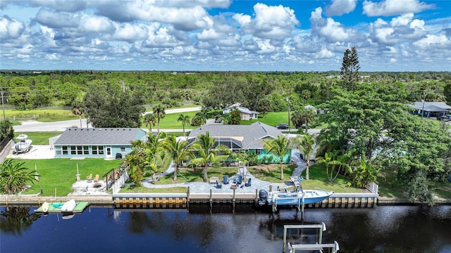 192 Danforth Dr S, Port Charlotte, FL 33980 - aerial view of a forest and a nearby body of water