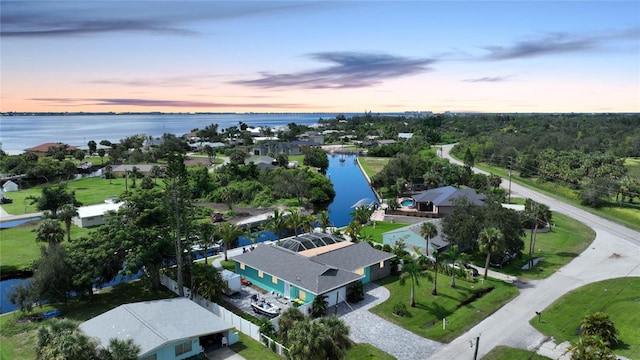 192 Danforth Dr S, Port Charlotte, FL 33980 - aerial view of a large body of water