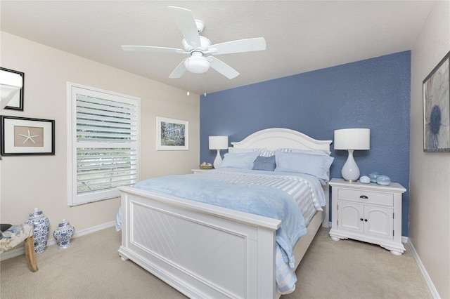 4443 Abcor Rd, North Port, FL 34286 - bedroom featuring light colored carpet and a ceiling fan