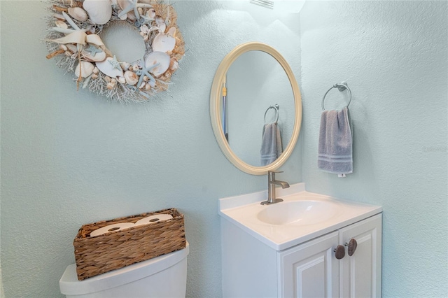 4443 Abcor Rd, North Port, FL 34286 - half bathroom featuring vanity and toilet