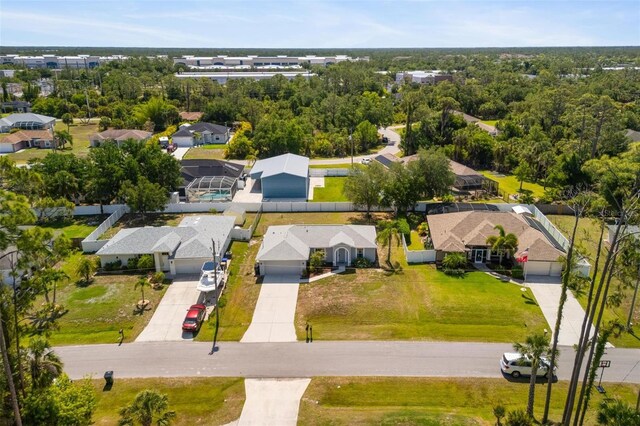 3886 Cincinnati St, North Port, FL 34286 - aerial perspective of suburban area