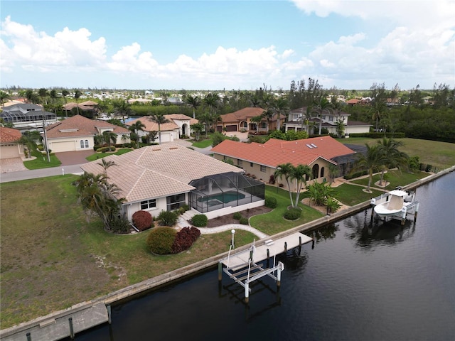 3518 Terin Ct, Punta Gorda, FL 33950 - aerial view of residential area with a large body of water