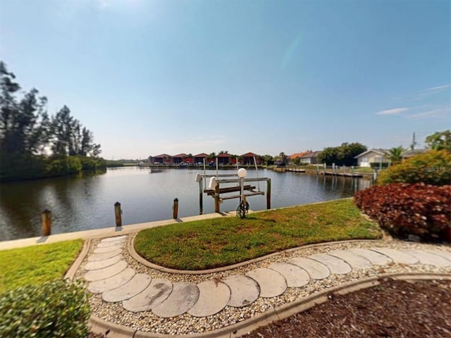 3518 Terin Ct, Punta Gorda, FL 33950 - dock with a water view and a residential view