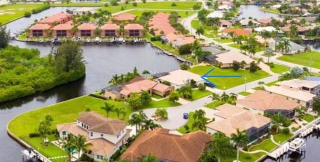 3518 Terin Ct, Punta Gorda, FL 33950 - aerial view of residential area with a large body of water