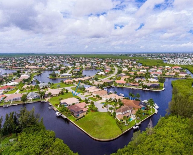 3518 Terin Ct, Punta Gorda, FL 33950 - aerial view of residential area with a nearby body of water