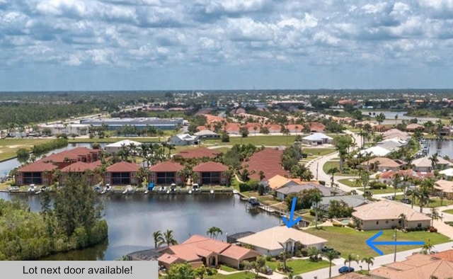 3518 Terin Ct, Punta Gorda, FL 33950 - aerial perspective of suburban area featuring a large body of water