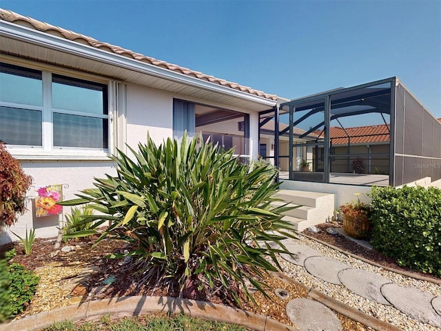 3518 Terin Ct, Punta Gorda, FL 33950 - view of yard featuring a lanai