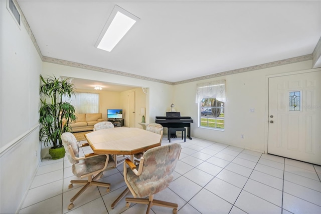 1596 Hayworth Rd, Port Charlotte, FL 33952 - dining area featuring light tile patterned flooring
