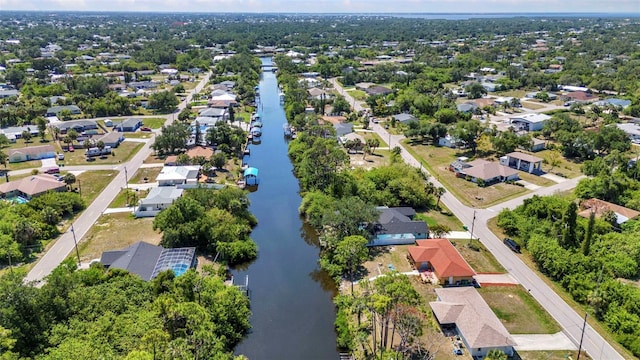 2626 Auburn Blvd, Port Charlotte, FL 33948 - aerial perspective of suburban area featuring a nearby body of water