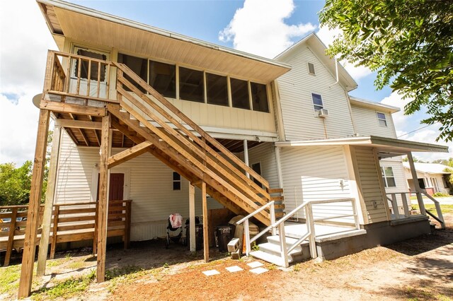 114 N Dade Ave, Arcadia, FL 34266 - rear view of property featuring stairs