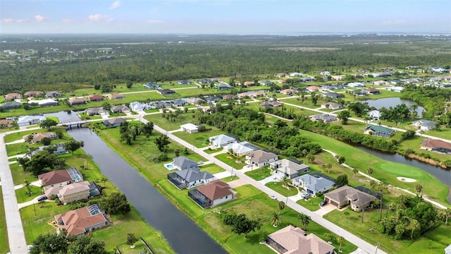 15 Tournament Rd, Rotonda West, FL 33947 - aerial overview of property's location featuring nearby suburban area and a nearby body of water