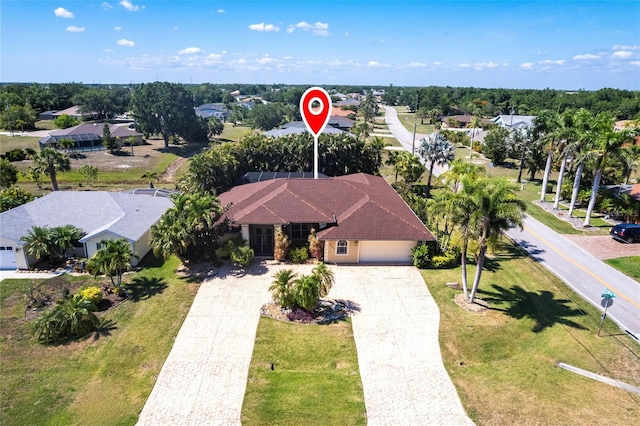25538 Rampart Blvd, Punta Gorda, FL 33983 - aerial perspective of suburban area